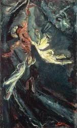 Pato colgante, c. 1925