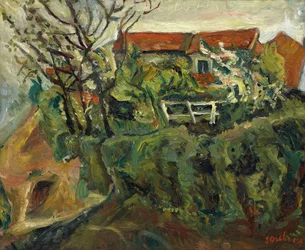 Casas en un paisaje, ca. 1918-1919