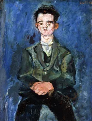 Retrato de un Niño en Azul
