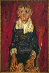 Estúpido. Pintura de Chaim Soutine