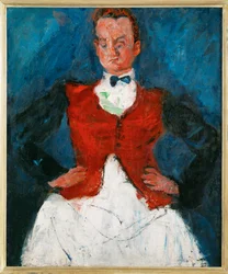El camarero, c.1927 (pintura sobre lienzo)
