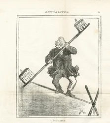 Ilustración de Cham (1819-1879) en Le Charivari