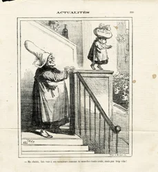Ilustración de Cham (1819-1879) en Le Charivari