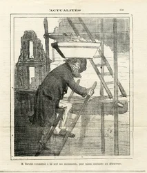 Ilustración de Cham (1819-1879) en Le Charivari
