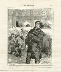 Ilustración de Cham (1819-1879) en Le Charivari