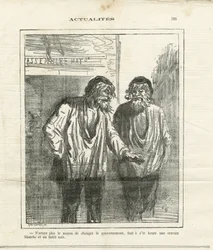 Ilustración de Cham (1819-1879) en Le Charivari