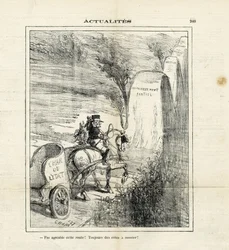 Ilustración de Cham en Le Charivari