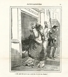 Ilustración de Cham (1819-1879) en Le Charivari