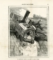 Ilustración de Cham (1819-1879) en The Charivari