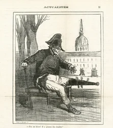 Ilustración de Cham (1819-1879) en Le Charivari