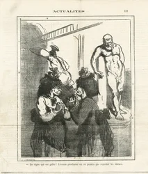 Ilustración de Cham (1819-1879) en Le Charivari