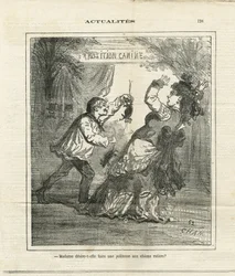 Ilustración de Cham (1819-1879) en The Charivari