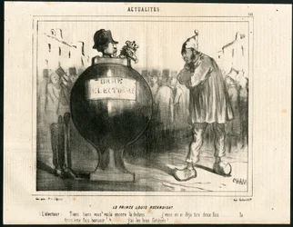Le Charivari, Satírico en N & B