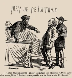 ¿Admite haber hecho esta pintura? ¿Tiene cómplices?, 1868