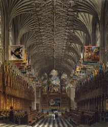 Coro de la Capilla de San Jorge en el Castillo de Windsor