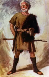 Eumaeus, Sr. Lionel Brough (litografía en color)