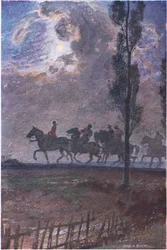 En el camino de Morony, de La historia de Juana de Arco publicada por George Harrap & Co Ltd