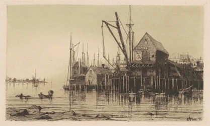 Vieja casa de botes