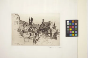 Rye, Sussex (aguafuerte sobre papel)