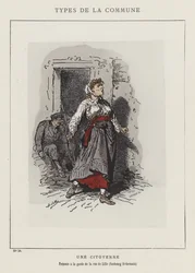 Una ciudadana, encargada de la guardia de la rue de Lille, faubourg St-Germain