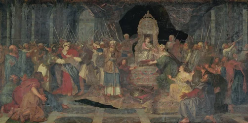 Atalía expulsada del Templo, 1710