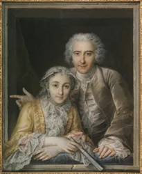 Retrato de Philippe Coypel y su esposa