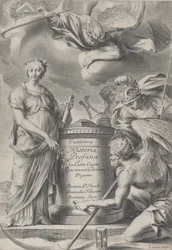 Frontispicio para Vnuiersa Historia Profana, ca. 1630-70