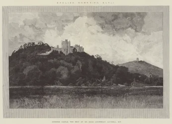 Castillo de Dunster, la residencia del Sr. Hugh Courtenay Luttrell, MP