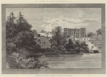 Casa Powerscourt, la sede de Viscount Powerscourt