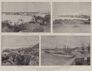 La Gira del Duque de Cornwall y York, Lugares Notables en la Ruta