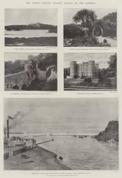 El crucero del rey, lugares visitados por Su Majestad