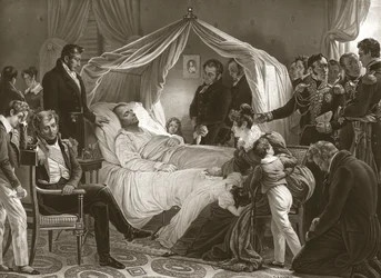 Napoleón en su lecho de muerte, 5 de mayo de 1821