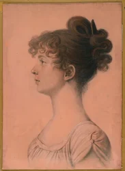 Retrato de Elizabeth Bland Mayo de Powhattan Seat, c.1808