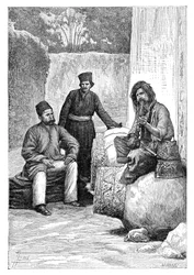 Hombres persas, 1895