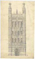 Dibujo para las Casas del Parlamento, c.1836-40