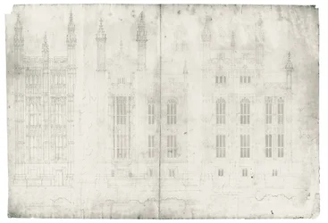 Dibujo para las Casas del Parlamento, c.1836-40