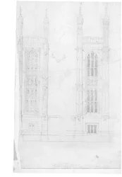 Dibujo para las Casas del Parlamento, c.1836-40