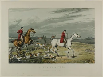 Yendo a cubrir, de la caza del zorro