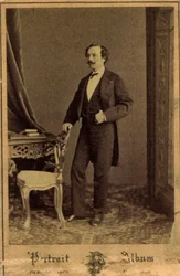 Marius Petipa, bailarín y coreógrafo ruso, c1855