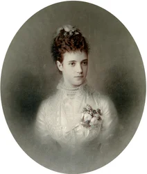 Retrato de la Emperatriz María Fyodorovna de Rusia