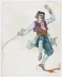 Holmès - La Montaña Negra - diseños de vestuario de Charles Bianchini - 05. Danza