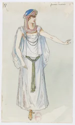 Holmès - La Montaña Negra - diseños de vestuario de Charles Bianchini - 17. Mujer bereber