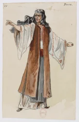 Holmès - La Montaña Negra - diseños de vestuario de Charles Bianchini - 21. Dara