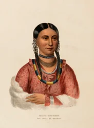 HAYNE-HUDJIHINI. THE EAGLE OF DELIGHT, de History of the Indian Tribes of North America.