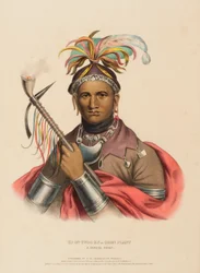 KI-ON-TWOG-KY., de Historia de las Tribus Indias de Norteamérica