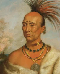 Makataimeshekiakiak (Halcón Negro) c.1853