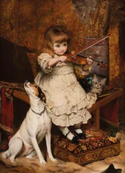 El pequeño violinista, 1887