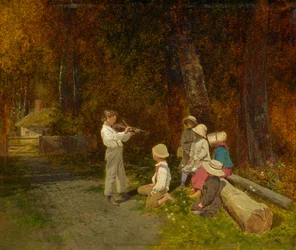 Su Primera Aparición en Público, 1870