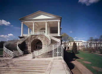 Galería Cameron en el Palacio de Catalina en Tsarkoye Selo - Arquitecto Charles Cameron (c.1730 o 1740-1812), edificio 1783-1785, arte británico