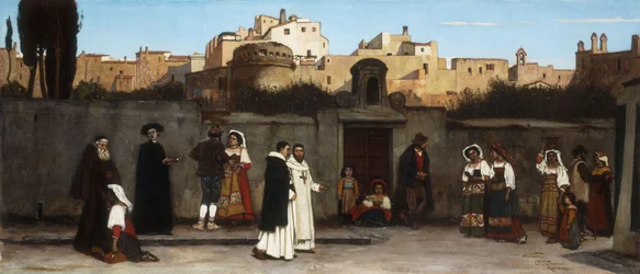 Escena de calle romana, 1872